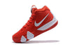 Image of Nike Kyrie 4 Red White Men Basketball Shoes Sale Size US 7-12