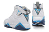 Image of Nike Air Jordan 7 Retro White Blue Shoes Basketball Men Size US 7 - 13