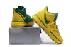 Image of Kyrie 5 Yellow Green Basketball Shoes Men Sale Size US 7-12