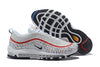 Image of Nike Air Max 97 White Red  Shoes Sale Men Size US 7-11