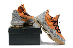 Nike Lebron XV 16 Low 'Safari' Orange Cement Men Shoes Sale Basketball  Sneaker Size US 7-12