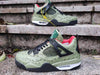 Image of Nike Air Jordan 4 Retro OG “Cactus Jack” Olive Black Red Basketball Men Size US 7 - 13