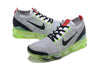 Image of Nike Air Vapormax Flyknit 3 "Neon" Grey Black White Shoes Sneakers Men Sale Size US 7-11