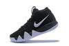 Image of Nike Kyrie 4 Black White Men Basketball Shoes Sale Size US 7-12