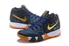 Image of Nike Kyrie 4 Black Navy Gold Basketball Shoes Sneaker Sale Size US 7-12