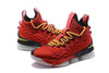 Image of Nike Lebron XV 15 Red Yelow Black Bordeaux Men Shoes Sale Size US 7-12