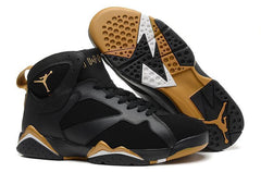 Nike Air Jordan 7 Black Gold Shoes Basketball Men Size US 7 - 13