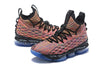 Image of Nike Lebron XV 15 Black Rainbow Blue Men Shoes Sale Size US 7-12