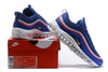 Image of Nike Air Max 97 Blue White Italia Shoes Sale Men Size US 7-11