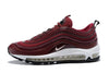 Image of Nike Air Max 97 Wine Red White Shoes Sale Men Size US 7-11