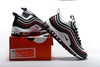 Image of Nike Air Max 97 White Black Red Shoes Sale Men Size US 7-11