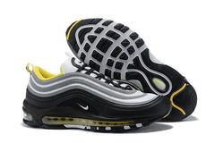 Nike Air Max 97 Black Grey Yellow Shoes Sale Men Size US 7-11