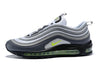 Image of Nike Air Max 97 Carbon Grey Fludredsent Green Shoes Sale Men Size US 7-11