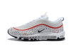 Image of Nike Air Max 97 White Red  Shoes Sale Men Size US 7-11