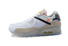 Image of OFF-WHITE x Nike Air Max 90 'Sail' Shoes Sneaker Sale Men Size US 7-11