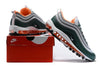 Image of Nike Air Max 97 Green Grey Orange Shoes Sale Men Size US 7-11