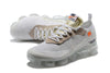 Image of OFF WHITE x Nike Air Vapormax Part 2 White  Shoes Sneakers Men Sale Size US 7-11