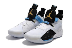 Nike Air Jordan 33 White Black Blue Men Shoes Sale Size US 7-12