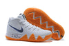 Image of Nike Kyrie 4 White Raw Rubber Men Basketball Shoes Sale Size US 7-12