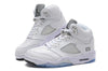 Image of Nike Air Jordan 5 Retro White Men Shoes Sale Size US 7-13