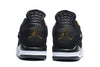 Image of Nike Air Jordan 4 Retro Black White Gold Basketball Men Size US 7 - 13