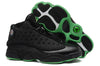 Image of Nike Air Jordan Men 13 Retro Black/Green Men Size US 7 - 13