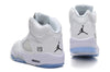 Image of Nike Air Jordan 5 Retro White Men Shoes Sale Size US 7-13